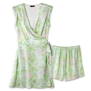 Floral Skorted Romper
